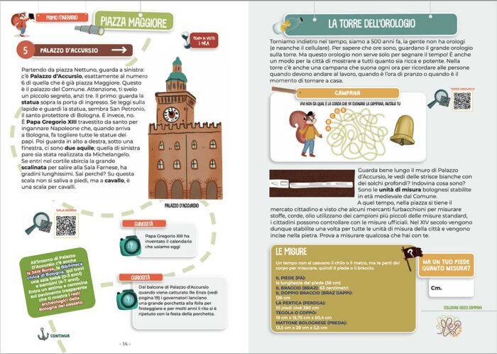 guida bologna per bambini Viaggiapiccoli pagine interne La guida di Bologna per bambini Viaggiapiccoli :pagine interne