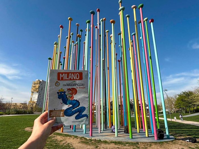 Mappa di Milano per bambini viaggiapiccoli