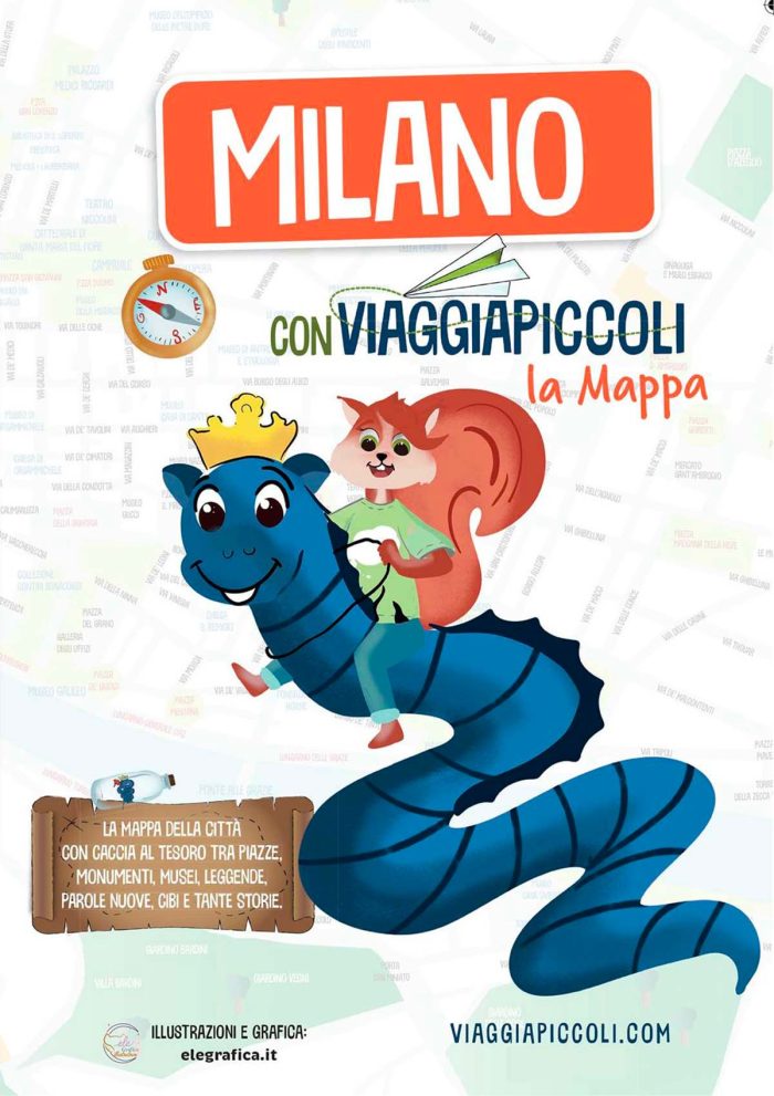 Mappa milano per bambini viaggiapiccoli