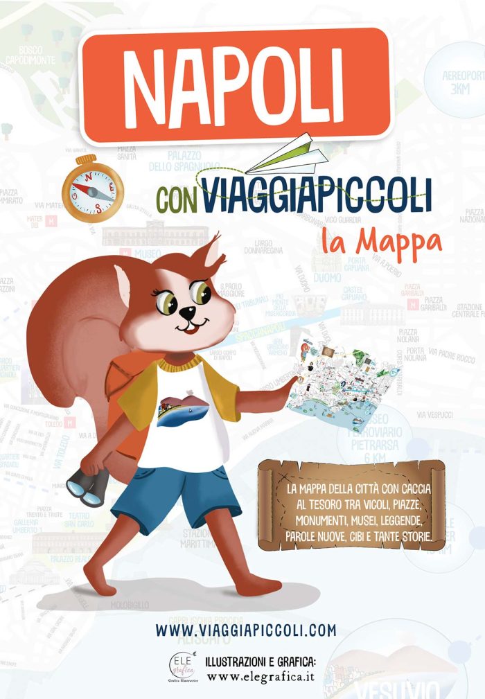 Mappa di Napoli viaggiapiccoli cover
