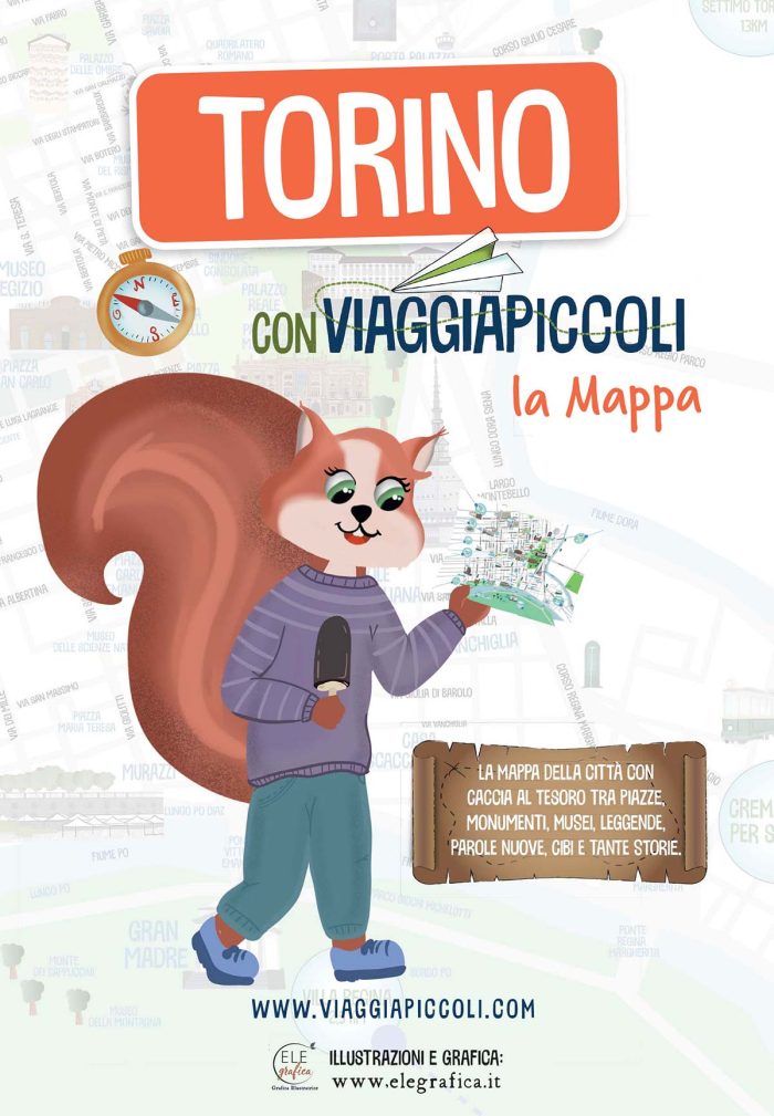 Mappa di Torino per bambini