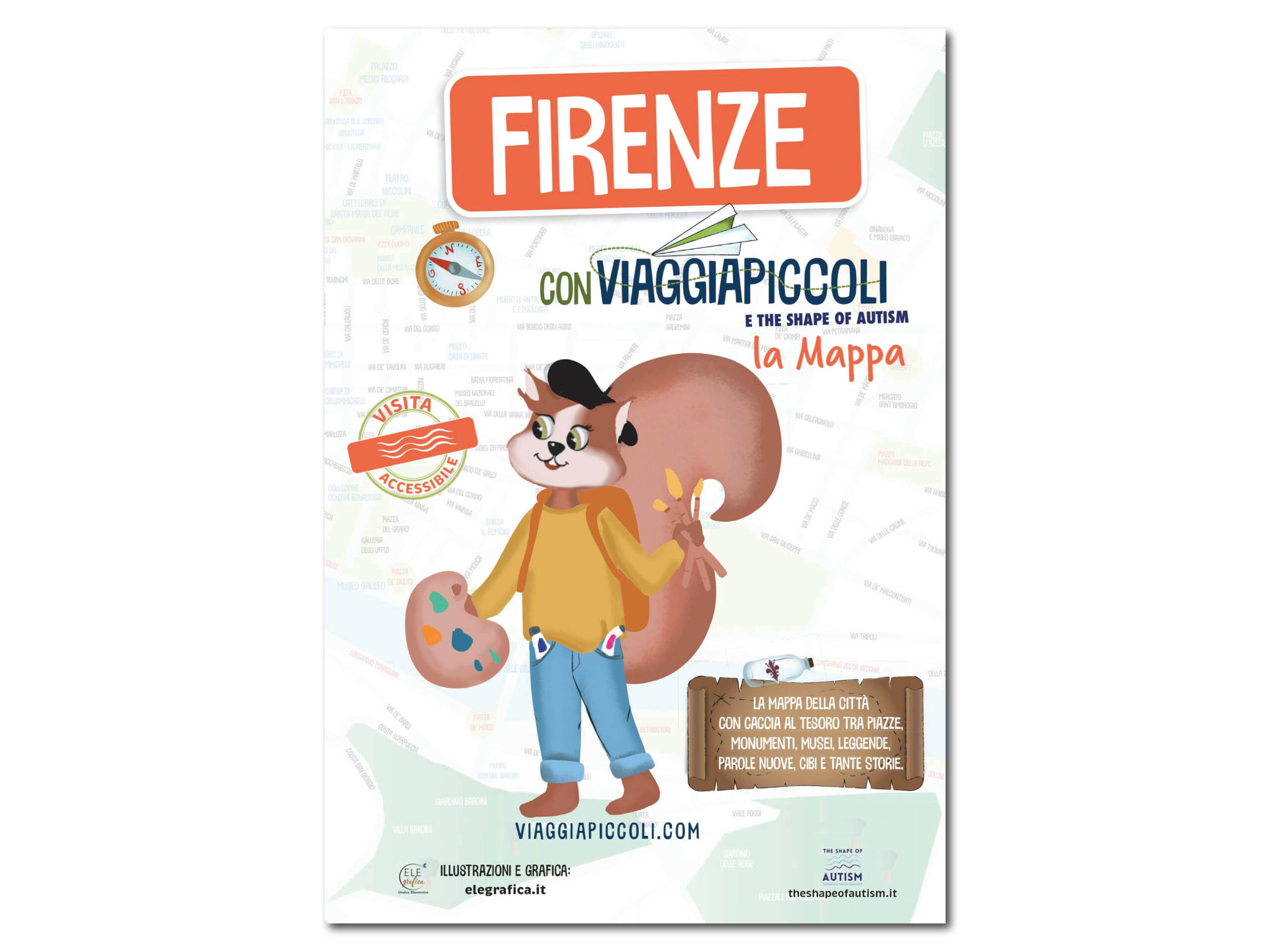 mappa di Firenze per bambini