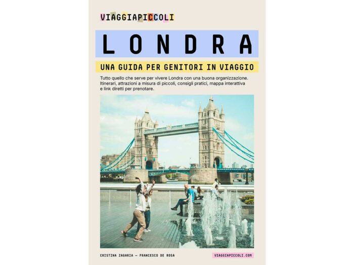 Guida Londra genitori digitale viaggiapiccoli Cover Guida di Londra per genitori digitale di Viaggiapiccoli